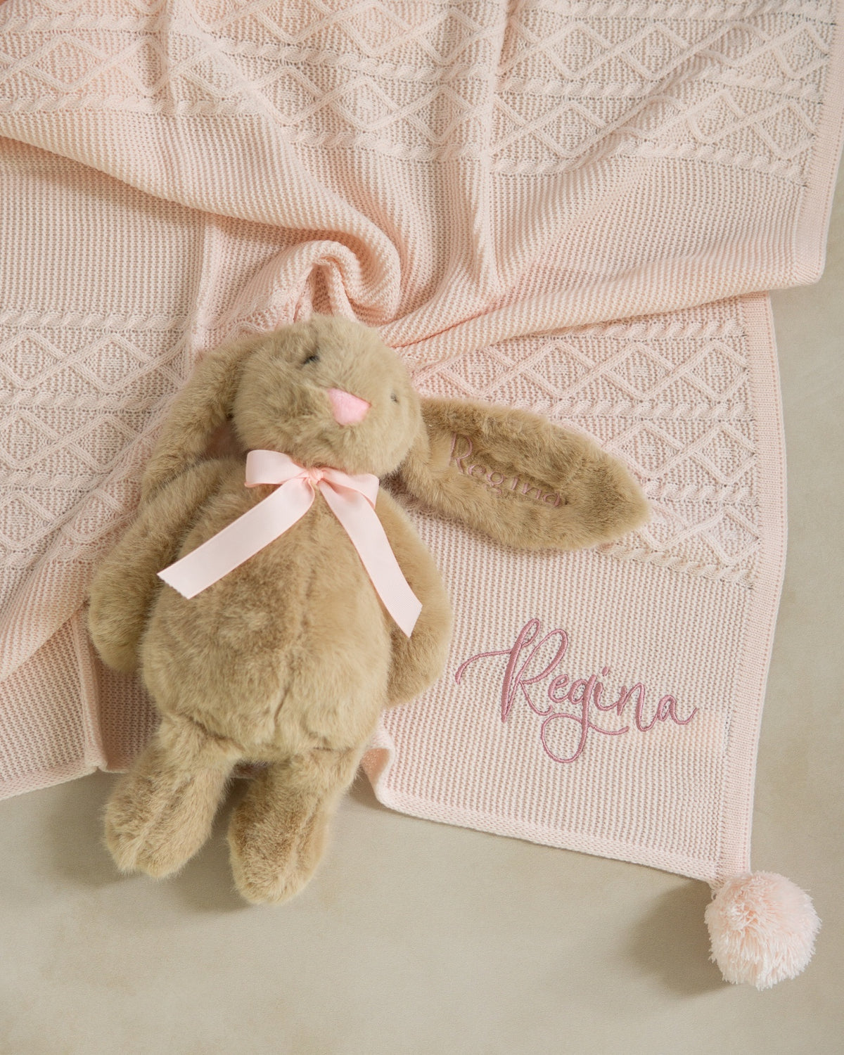 Set de Regalo Básicos para El Bebé con Conejo + Envío Gratis