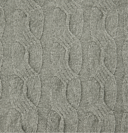 Pie de Cama Frazada Chenille Trenza 110 x 150 cm