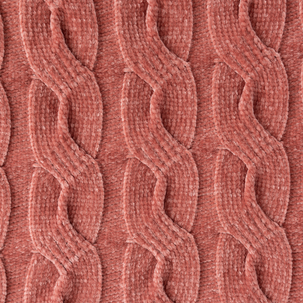 Frazada Chenille Trenza 110 x 160 cm