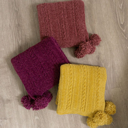 Frazada Trenza con Motas Personalizada